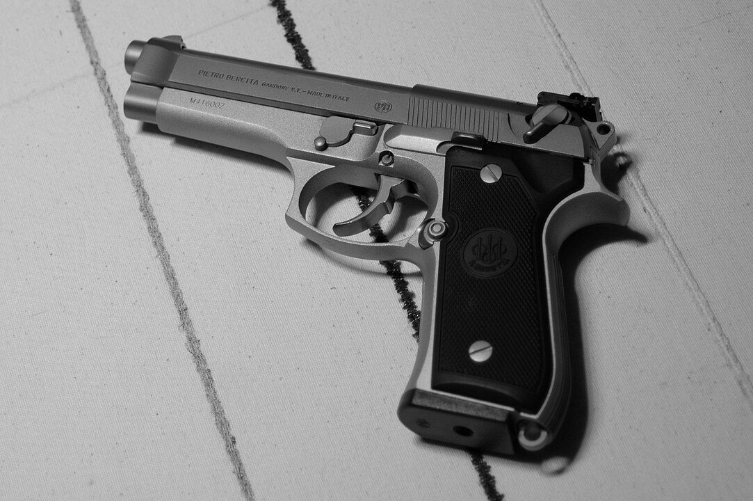 Inox stainless steel pistol
