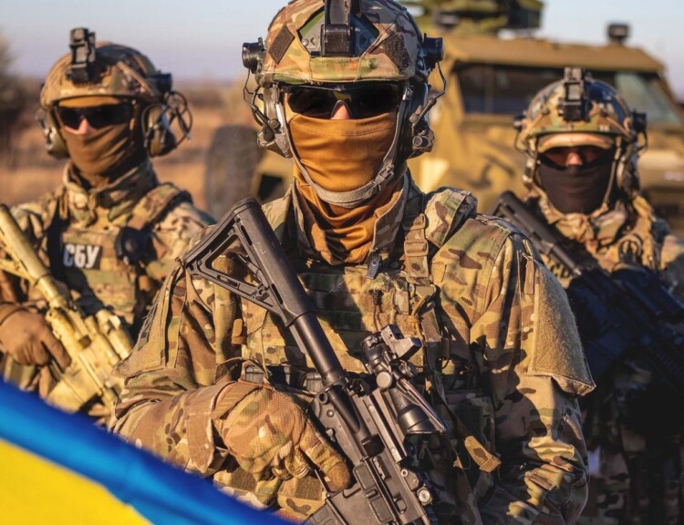 Ukraine Pic of the Day: Soldiers of the Security Service of Ukraine (SBU)