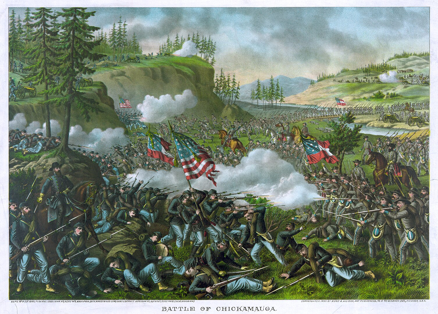 Illustration of Battle of Chickamauga