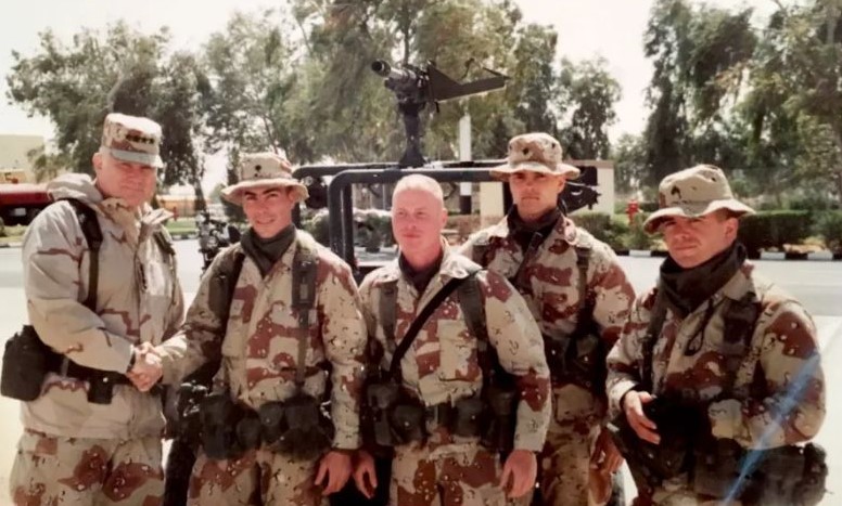 Ranger Rich hanging out with Commanding General Norman Schwarzkopf