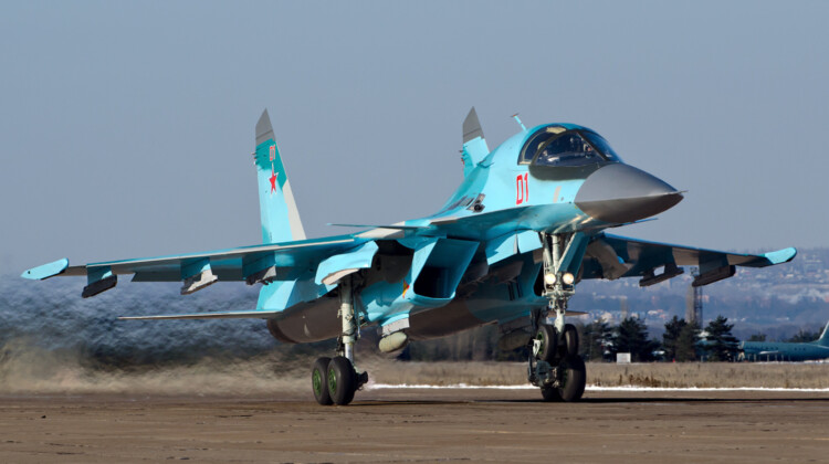 Russian Su-34 Fighter-Bomber Fires Kinzhal Hypersonic Missile in Ukraine: Reports