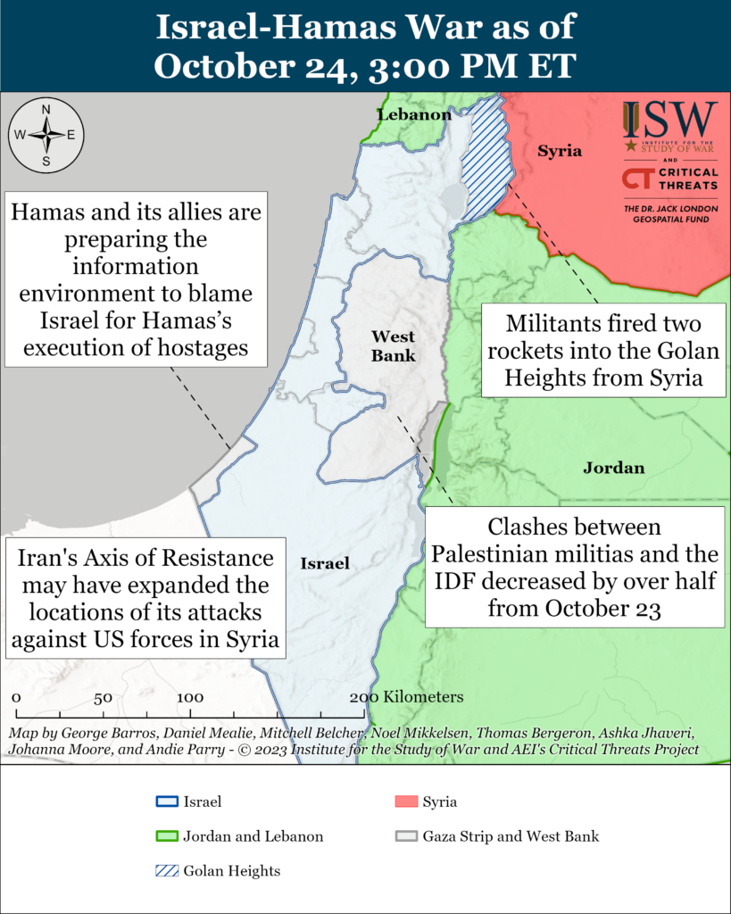 Israel Hamas war map