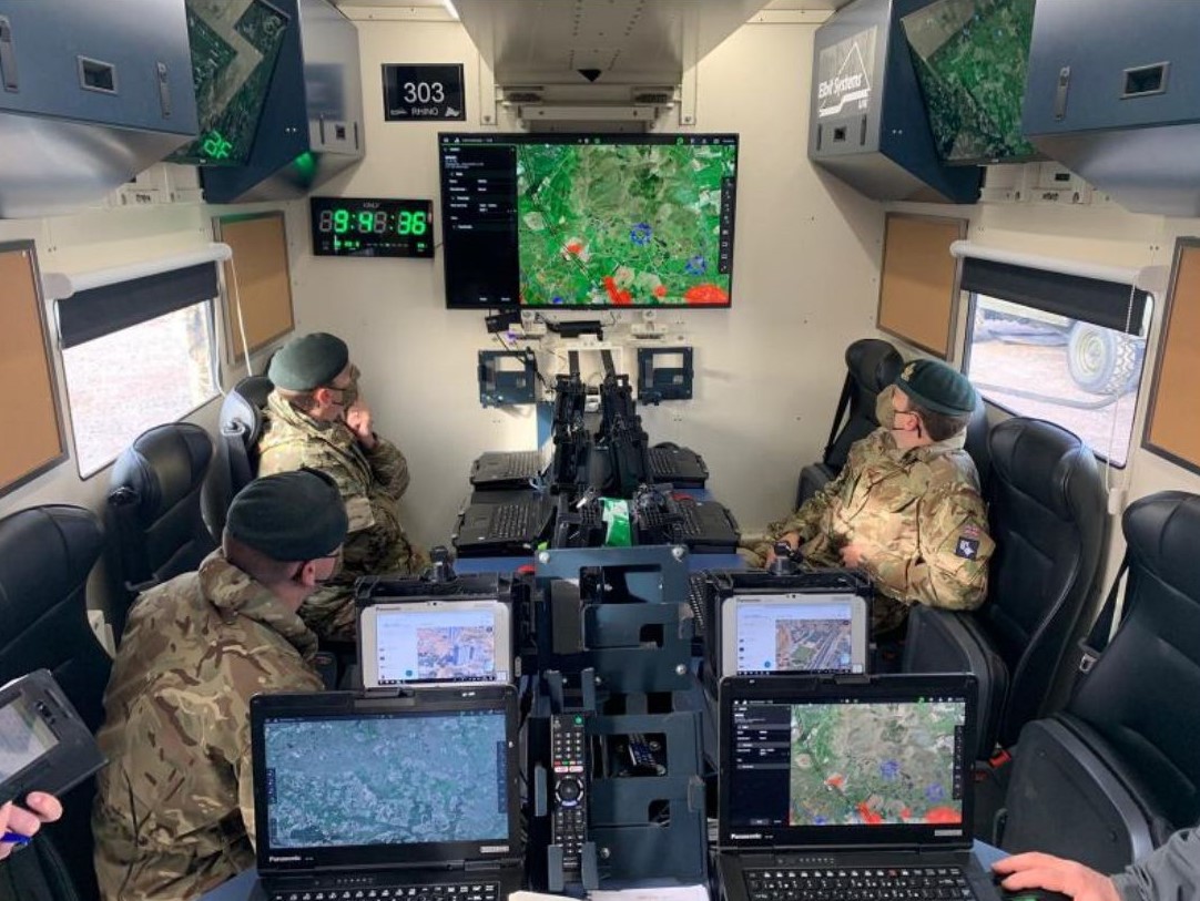 Soldiers with computers