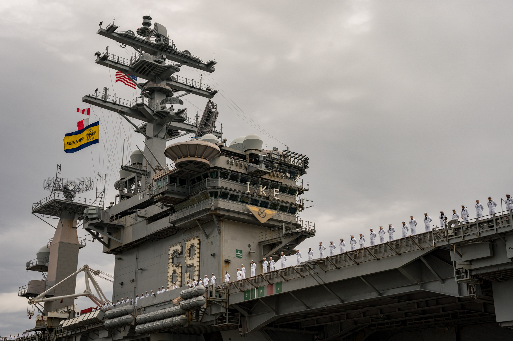 USS Dwight D. Eisenhower Deploys