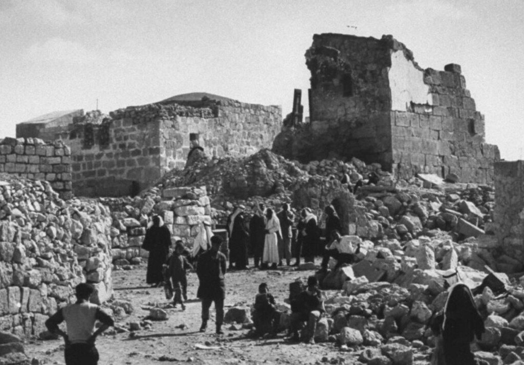 aftermath of the Qibya operation