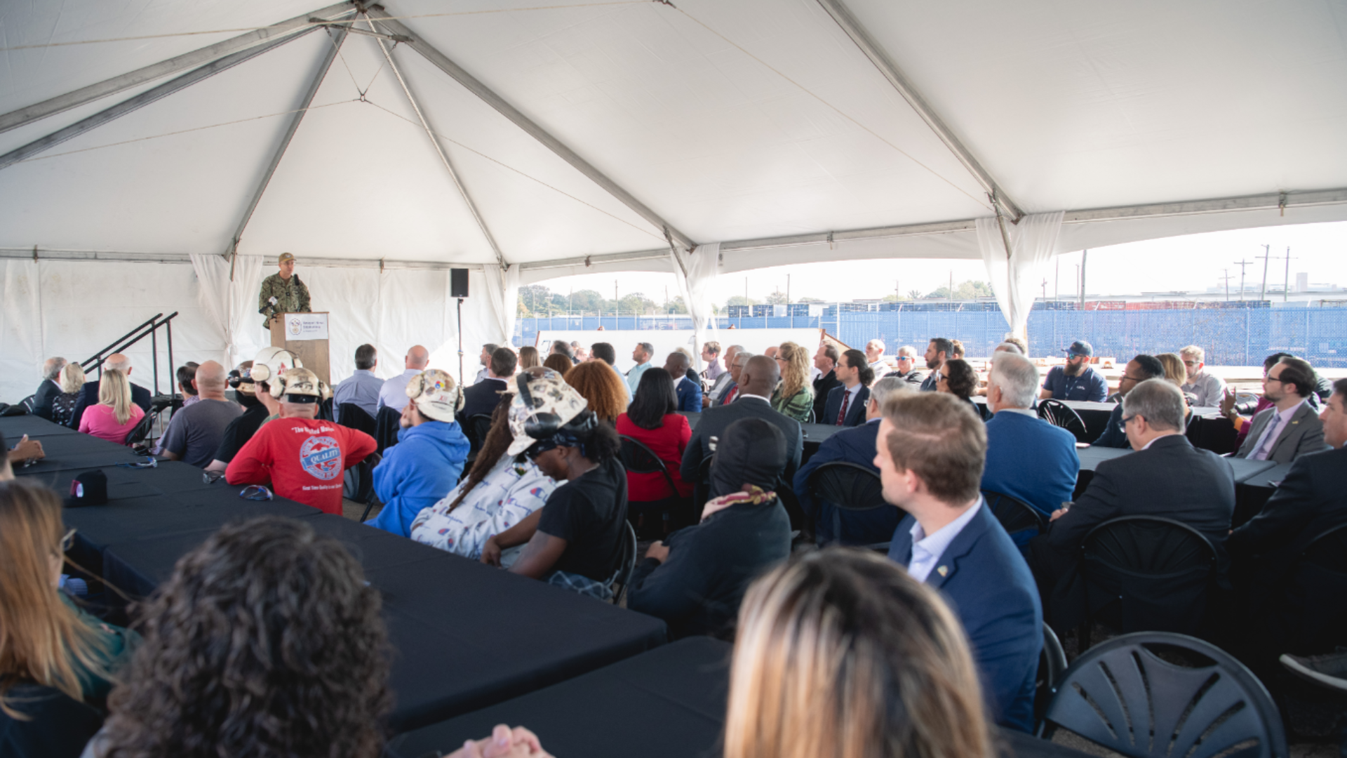 Rear Adm. Moton at Norfolk campus