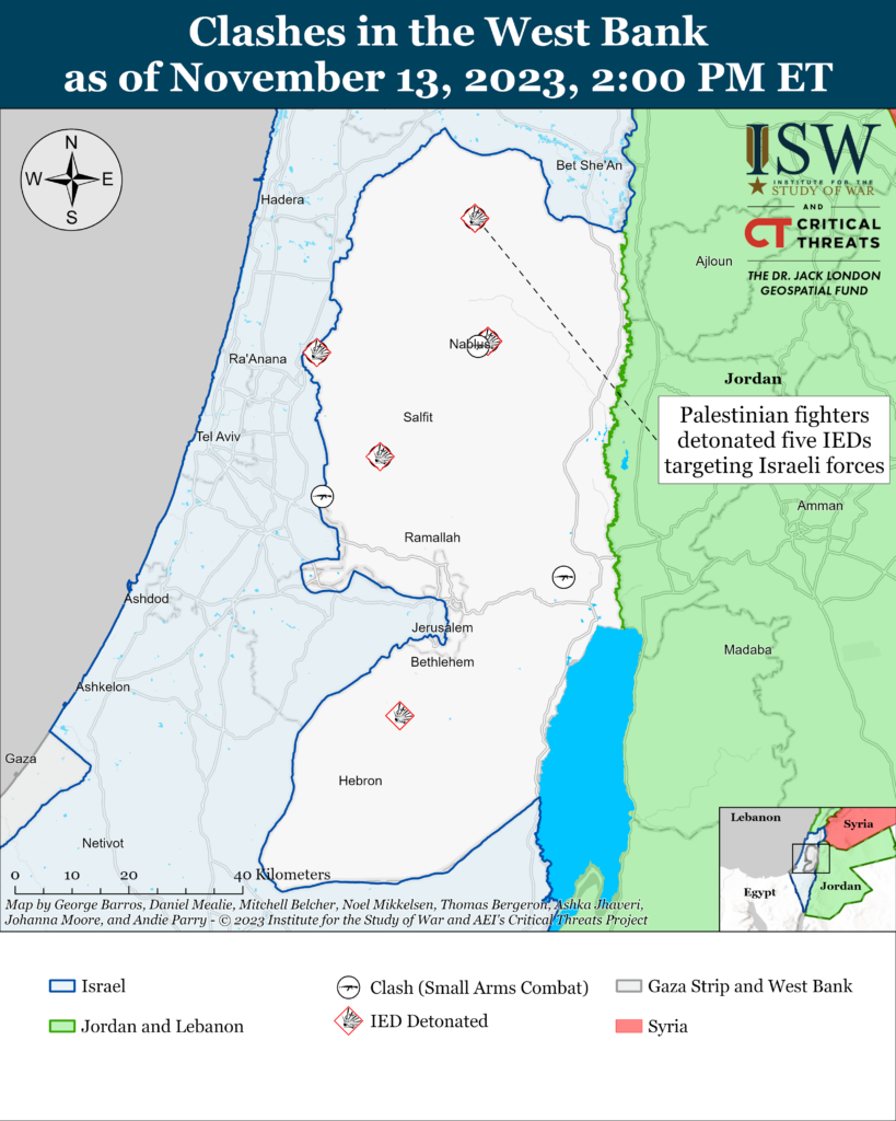 West Bank Battle Map