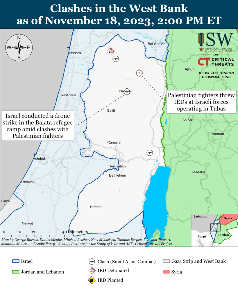 West Bank Battle Map