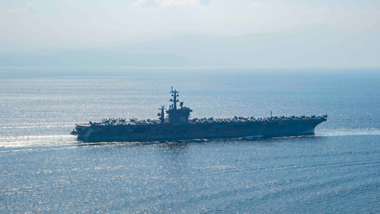 Iranian Drone’s Unsafe Maneuver Near USS Dwight D. Eisenhower Sparks Tensions in the Central Arabian Gulf