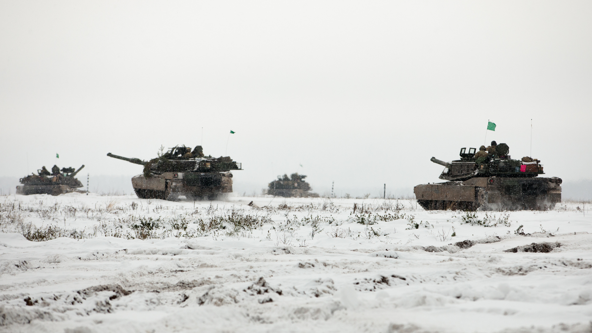 M1A2 Abrams tanks
