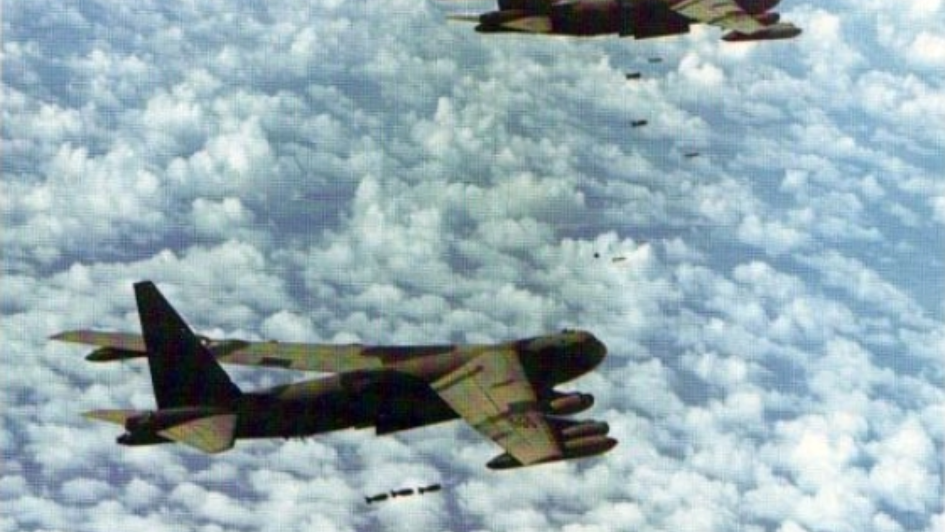 B-52Ds over Cambodia