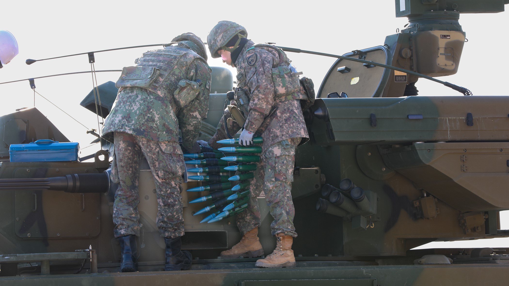 us military equipment in south korea