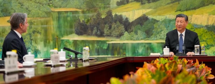 Blinken Travels to China and Warns Against Support for Russia