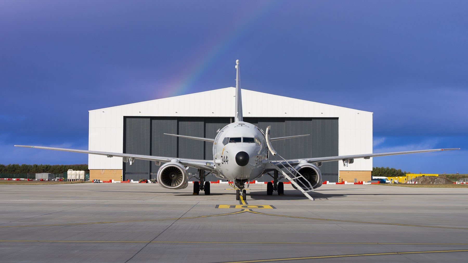 P-8A Poseidon at Lossiemouth Air Base