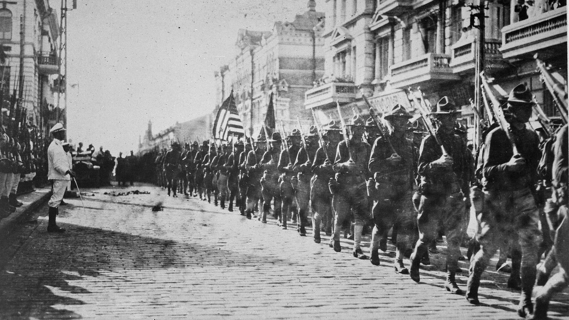 American troops in Vladivostok