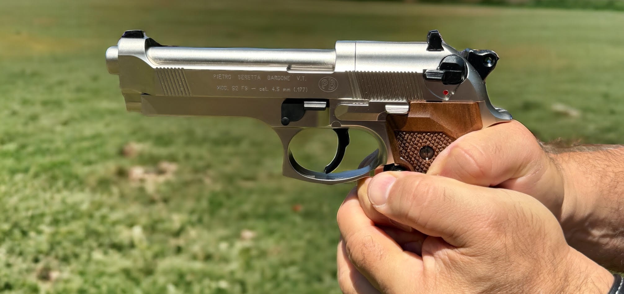 Beretta 92FS Nickel Air Gun Review: A Timeless Classic for Air