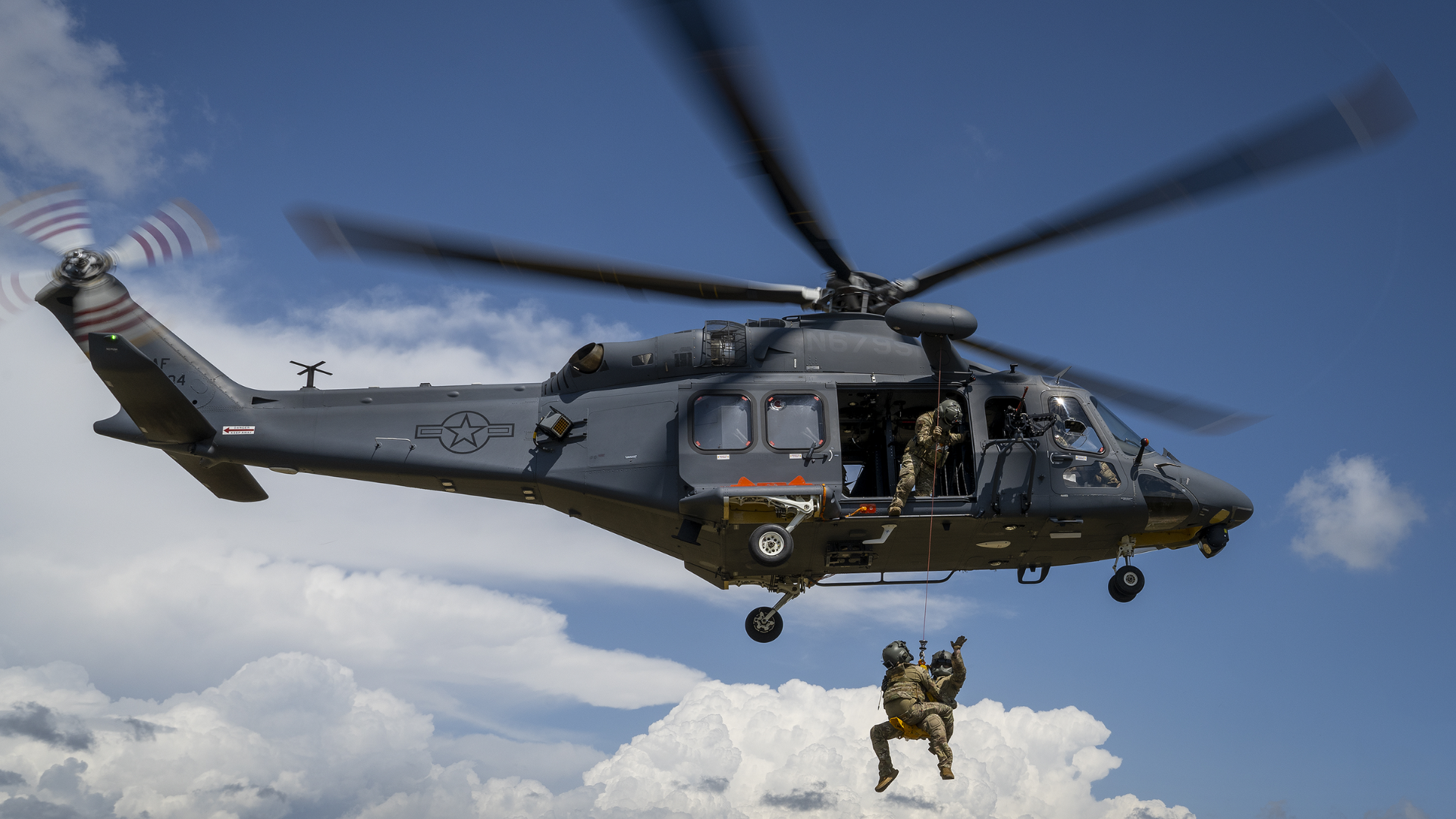 Grey Wolf helicopter