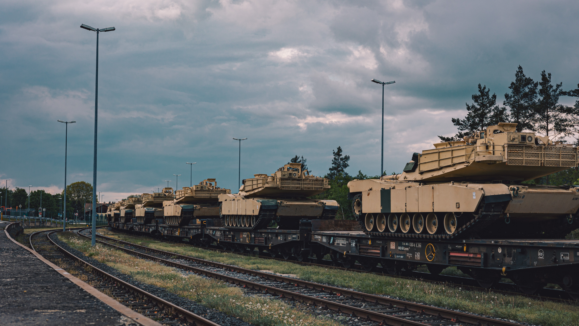 M1A1 Abrams tanks