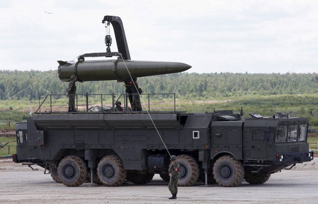 Iskander short range missile