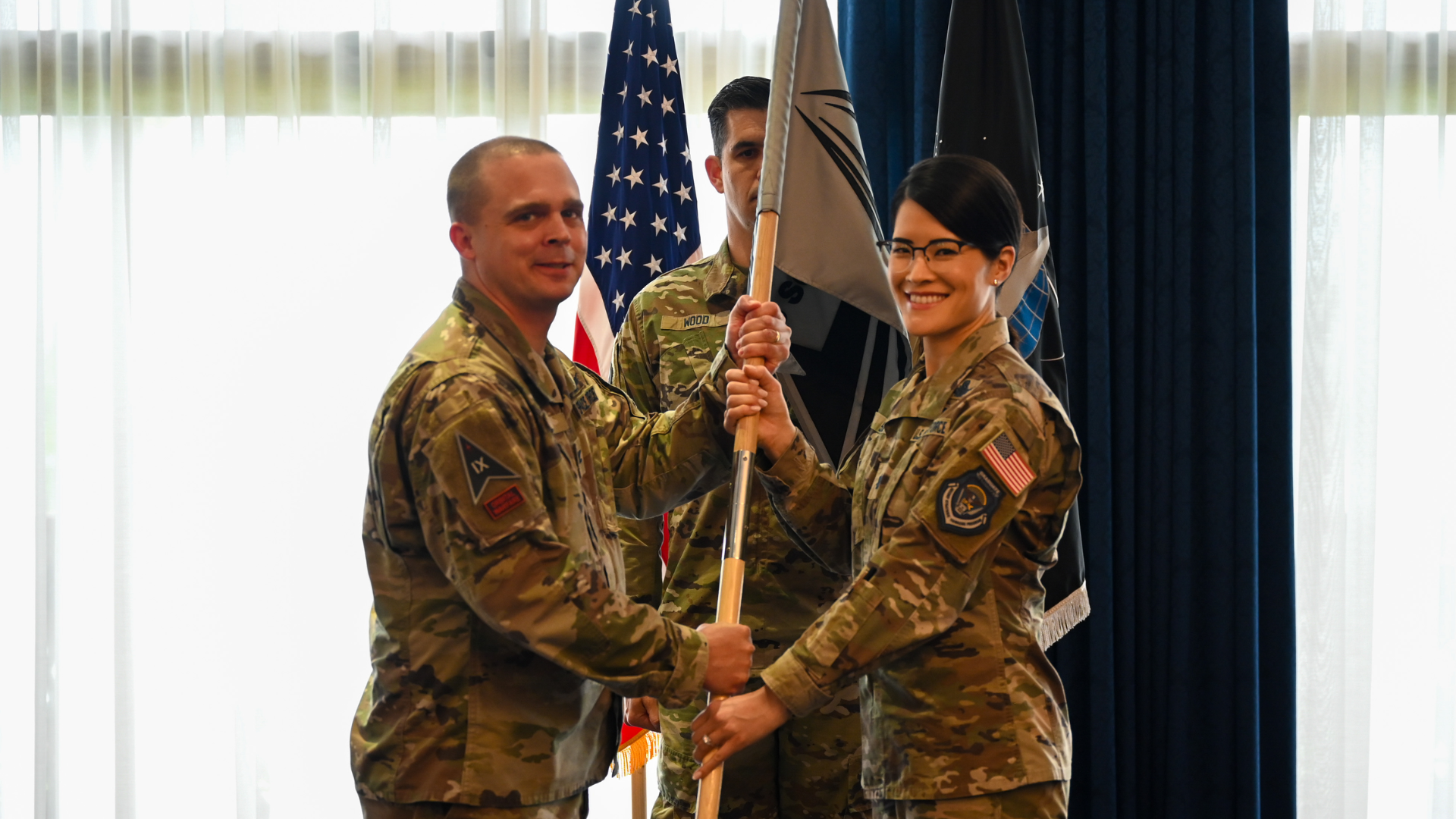 5th SOPS guidon turnover