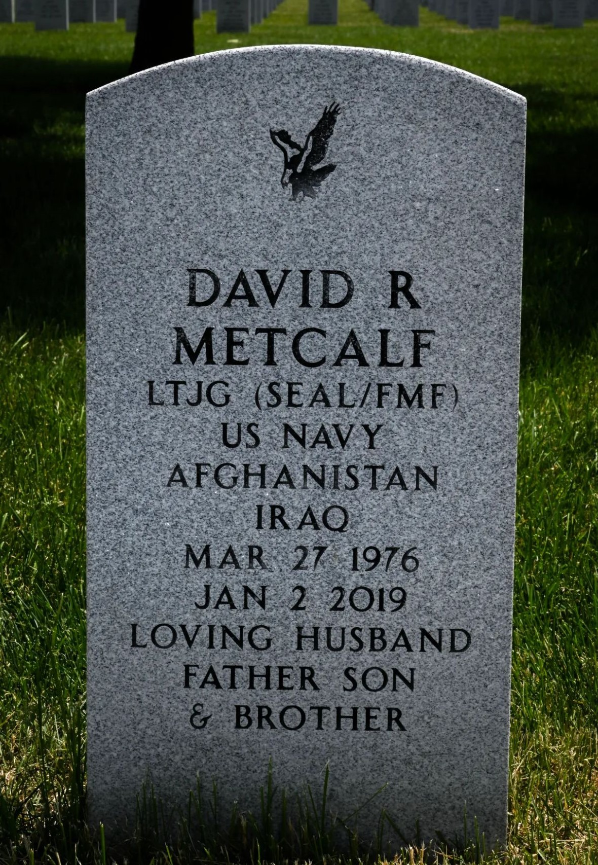 David R. Metcalf headstone