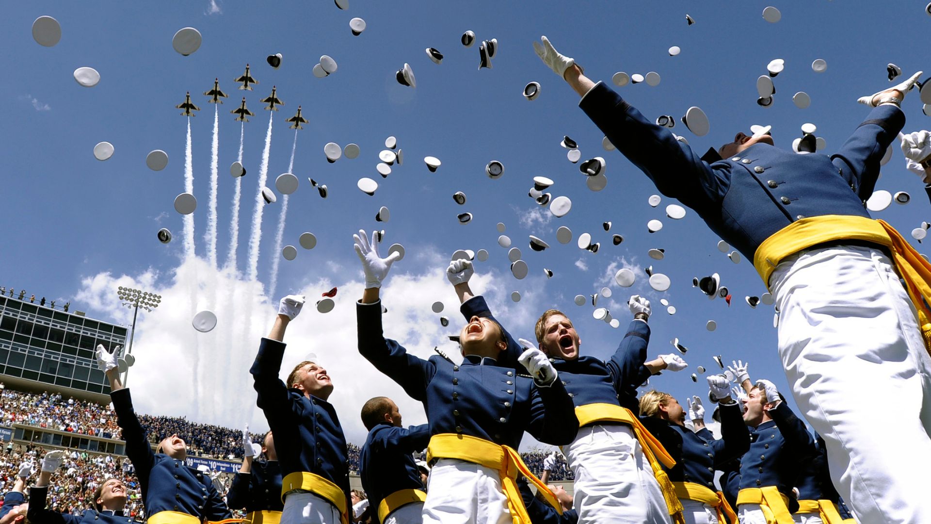 USAFA graduation ceremony