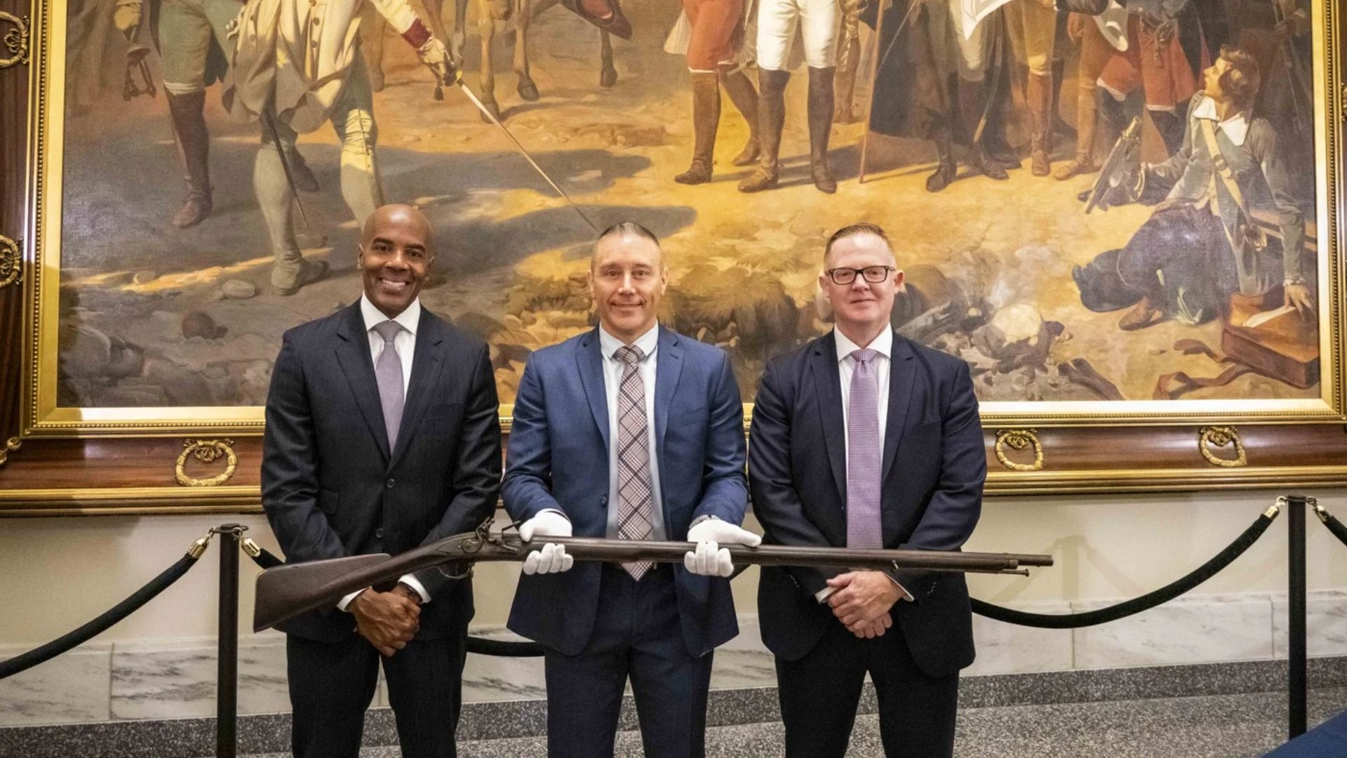 returned Revolutionary War-era musket