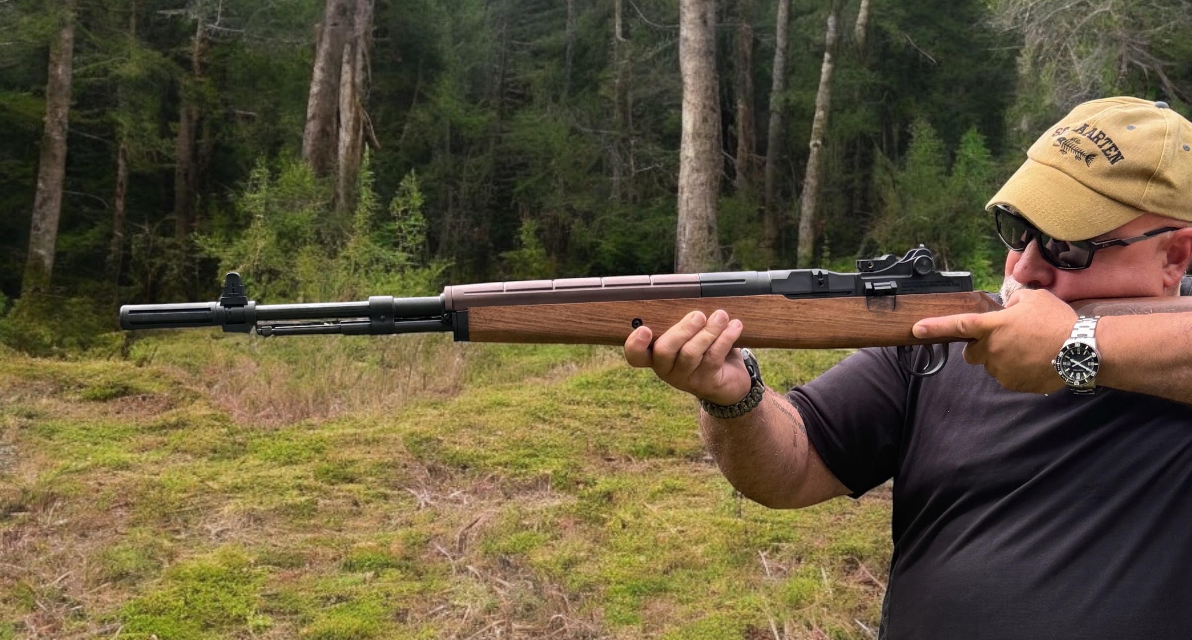 Guy McCardle with M1A