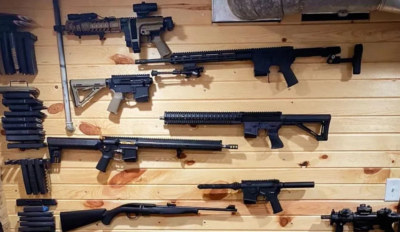 Wall of guns