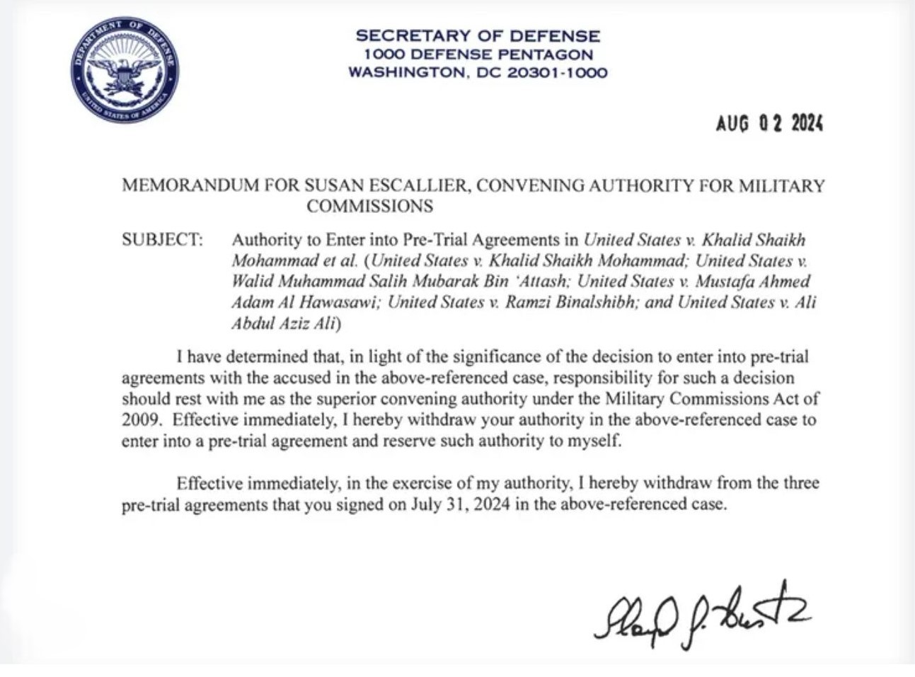 authority withdrawn Austin