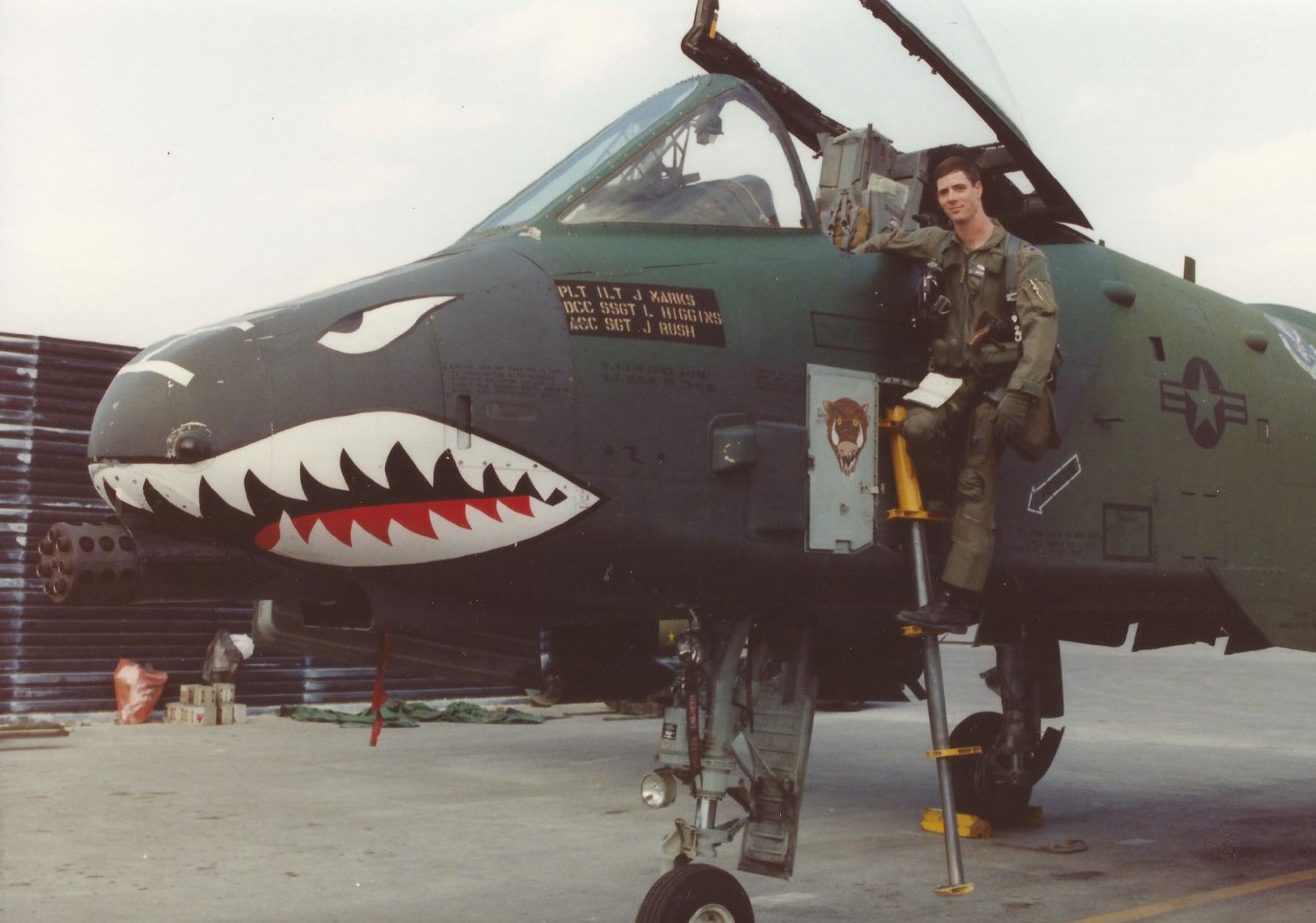 Marks as a first lieutenant