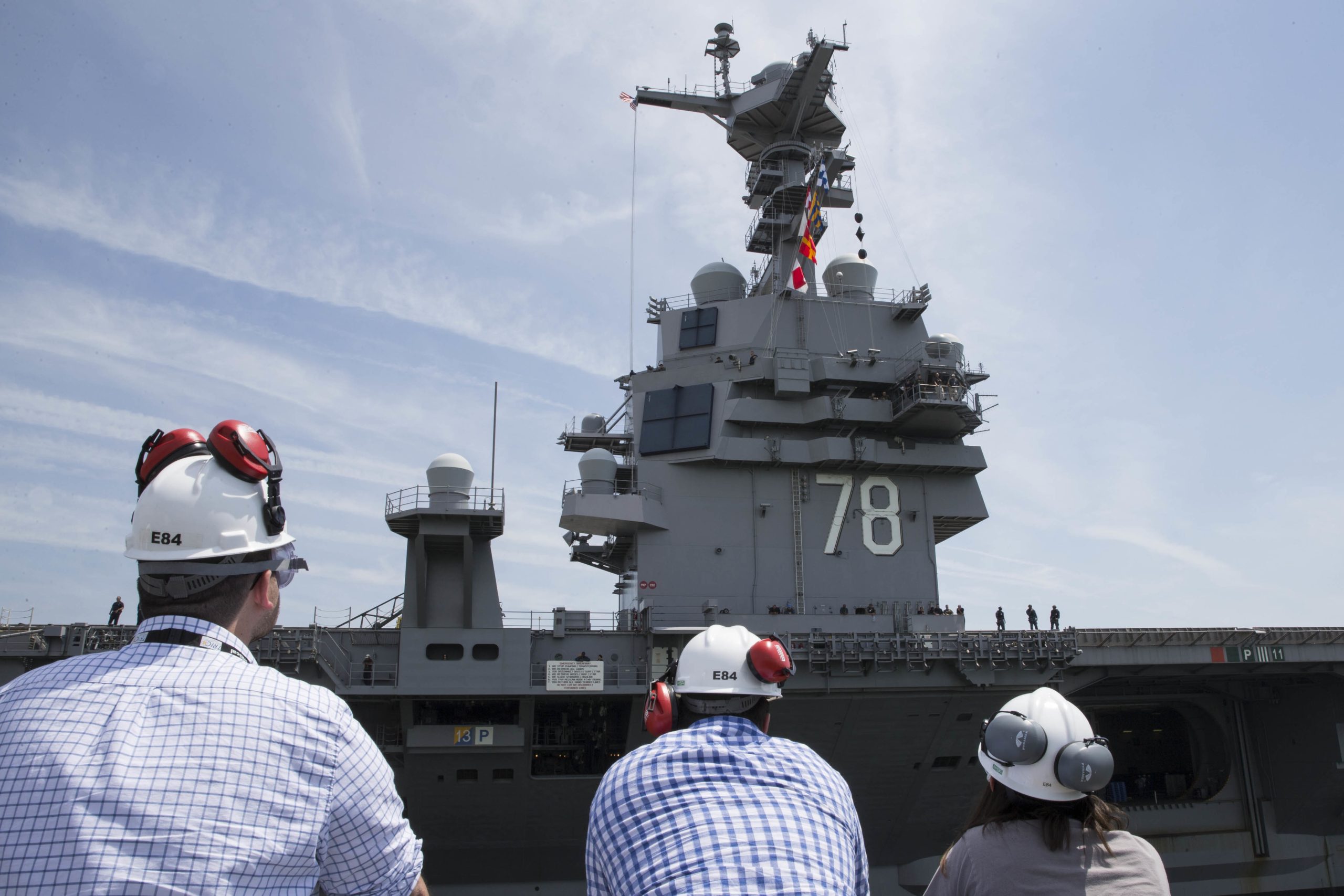 CVN-78 enters shipyard