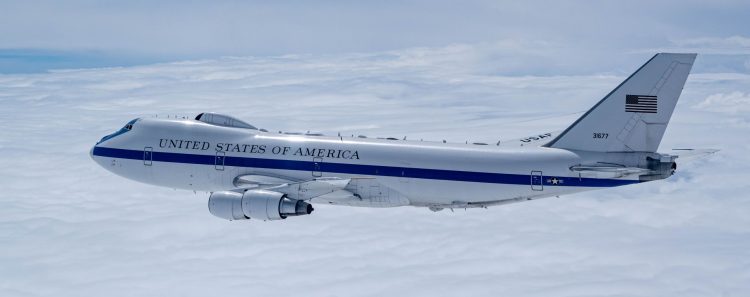 Air Force Engineers Doomsday Plane to Survive Nuclear Explosion