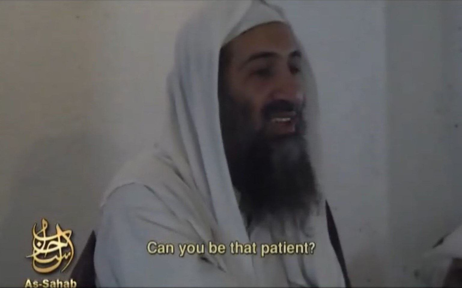 bin Laden and patience