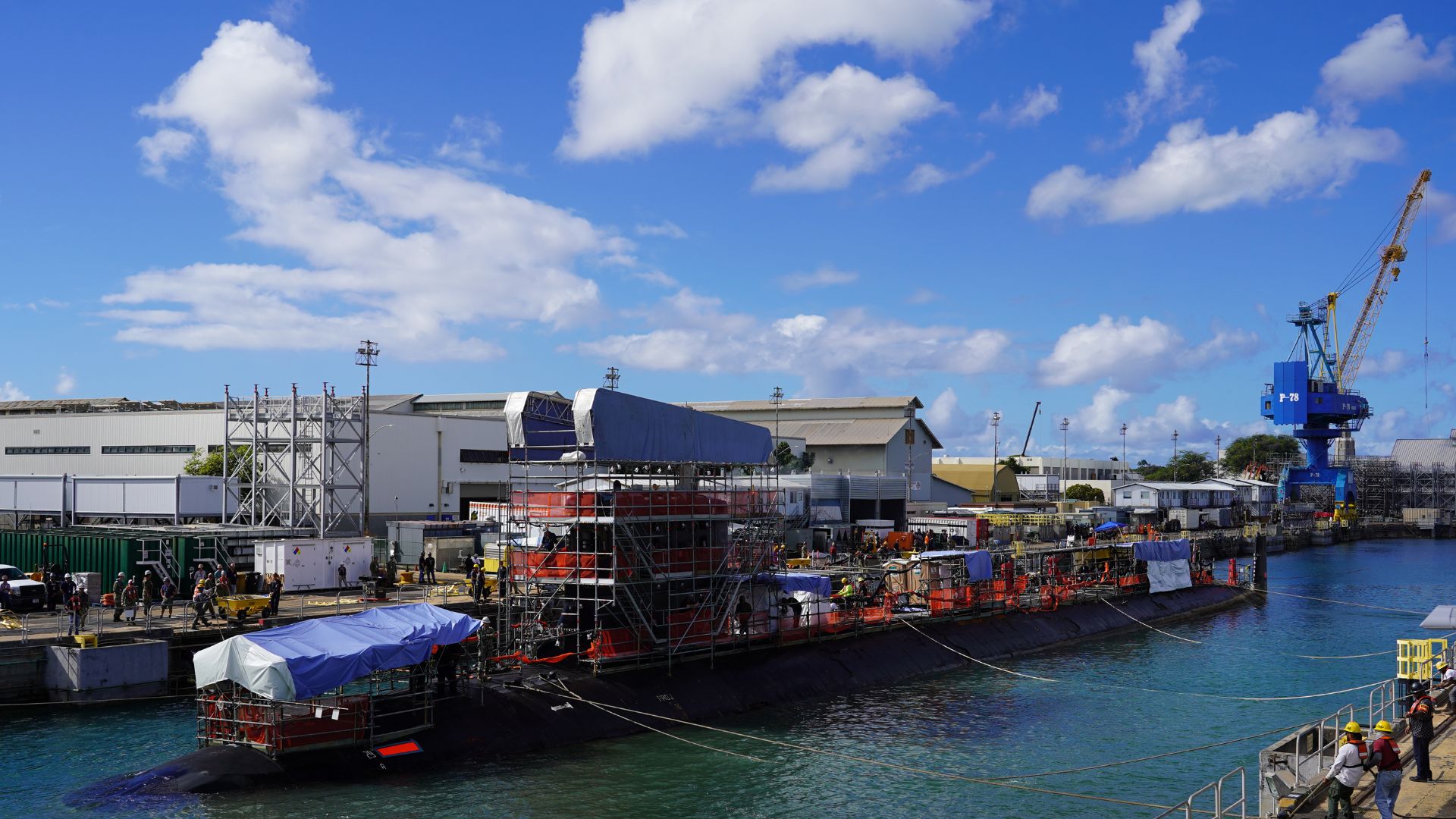 USS North Carolina maintenance