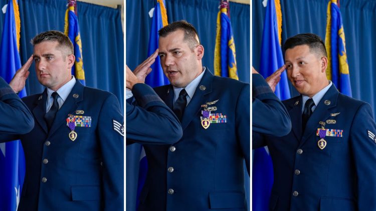 Airmen Receive Purple Hearts for Heroism During Jordan Drone Attack