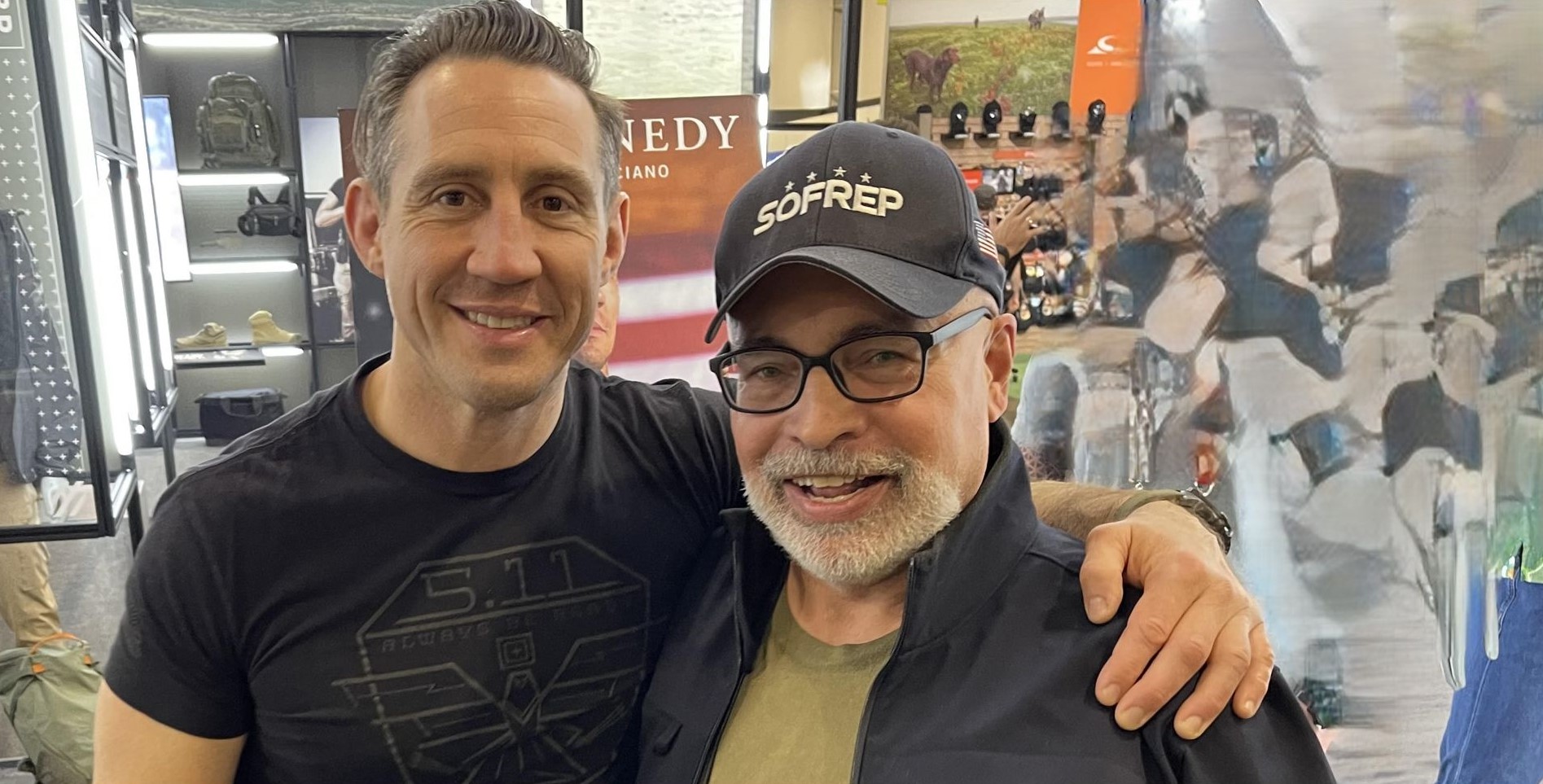 Tim Kennedy at Shot Show 2023