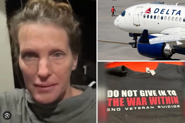Marine Corps Veteran Removed From Delta Flight Over ‘Threatening’ T-Shirt Advocating Veteran Suicide Prevention