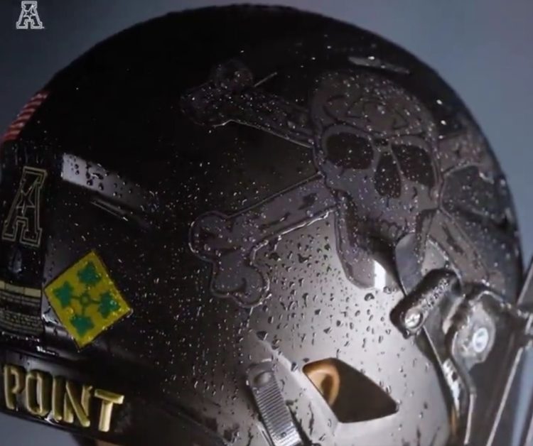 Army Football Reveals Cool Black Skull Helmet For Today’s Game
