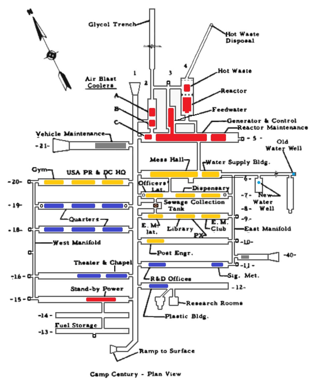Camp century layout