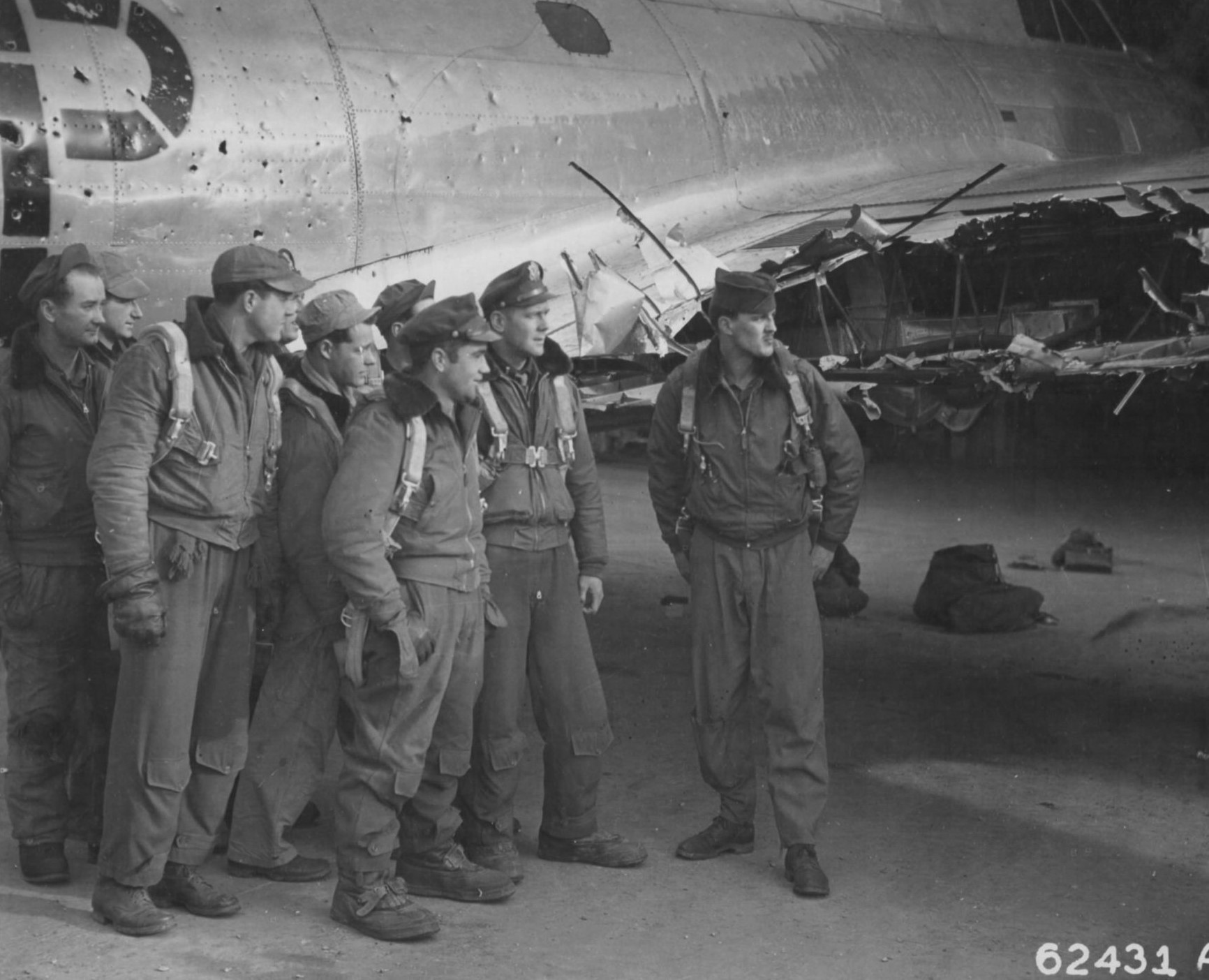 Damaged B17