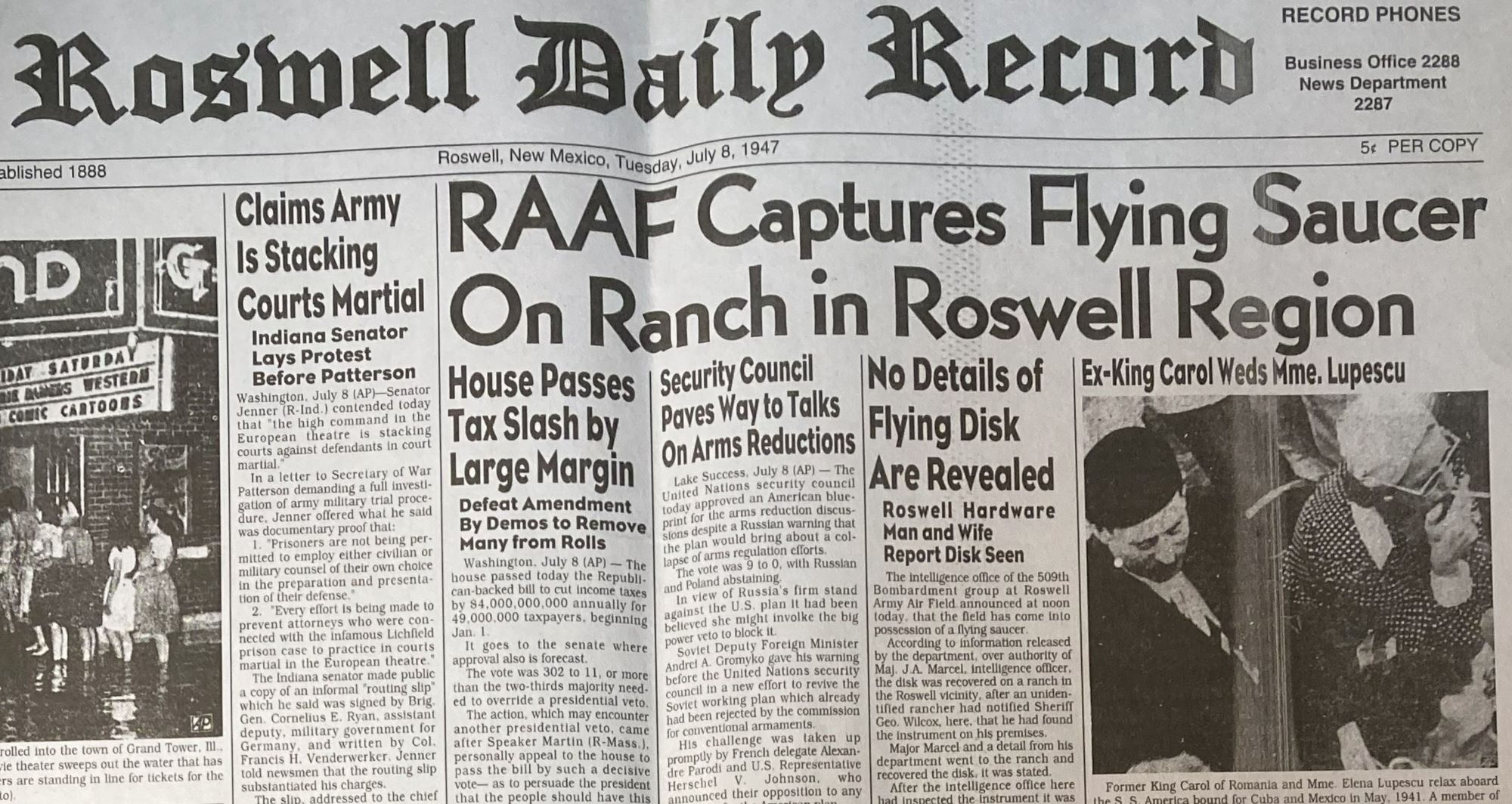 Roswell record