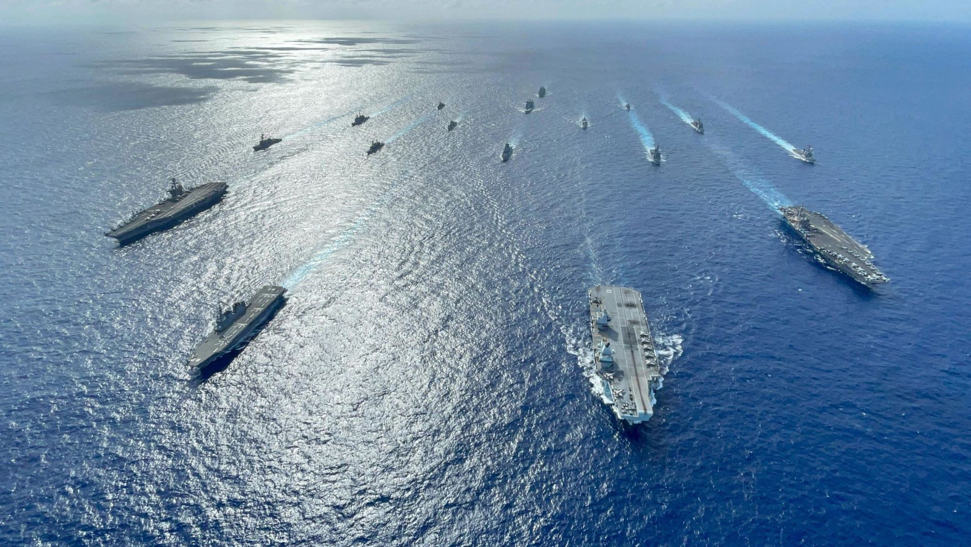 US, UK and Japan Navy