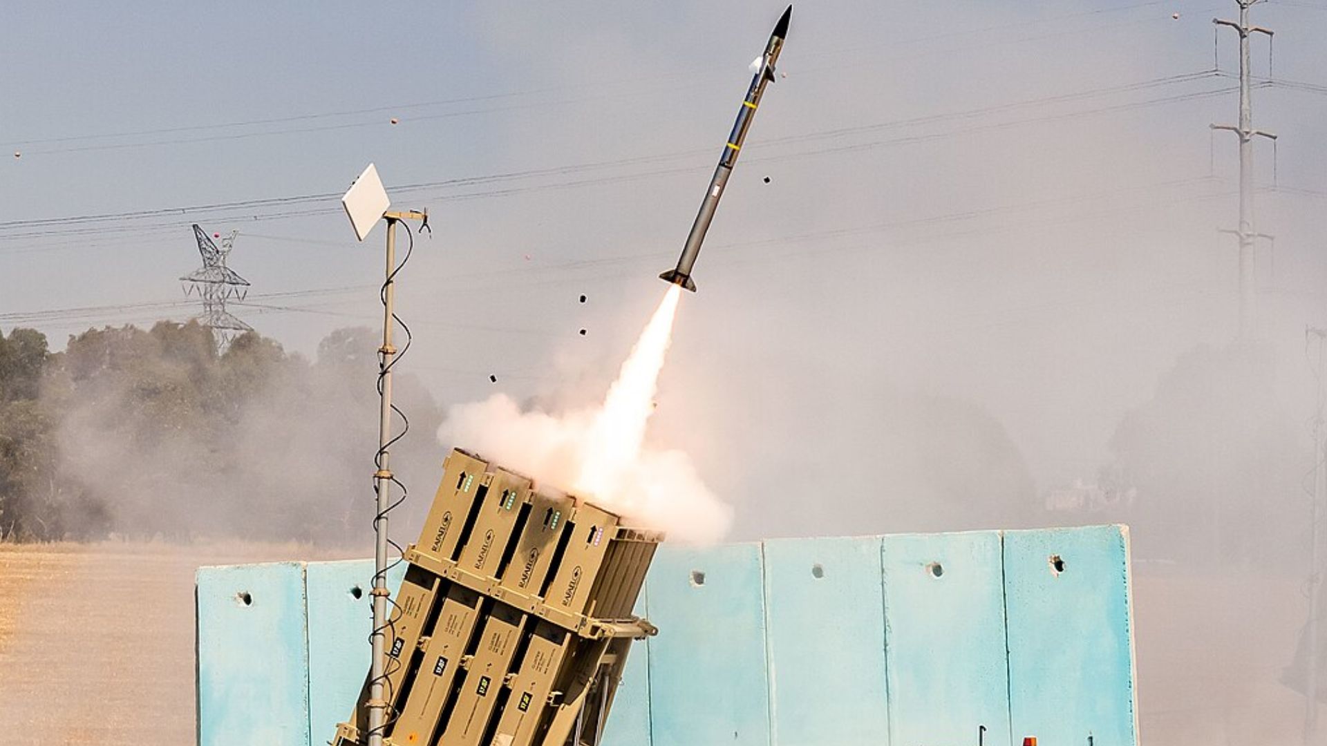 Iron Dome missile launcher