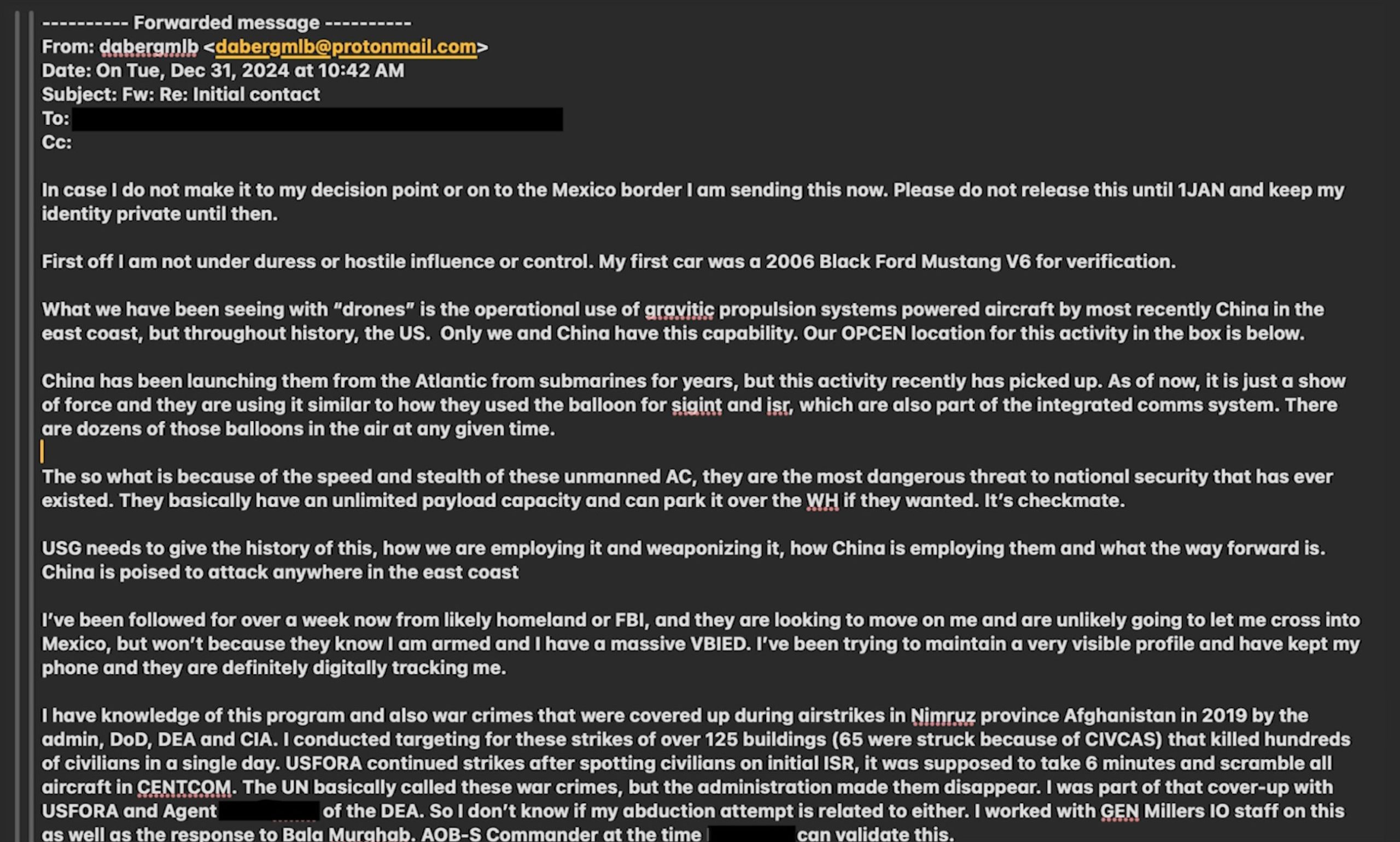 Livelsberger's Manifesto