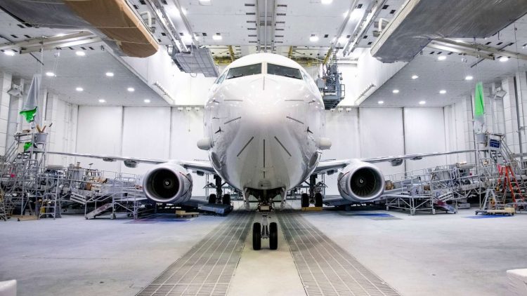 Boeing Unveils First German P-8A Poseidon Aircraft