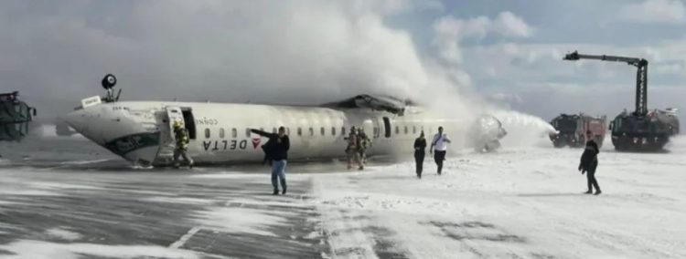 Delta Air Lines Flight Overturns at Toronto Pearson Airport: 18 Injured