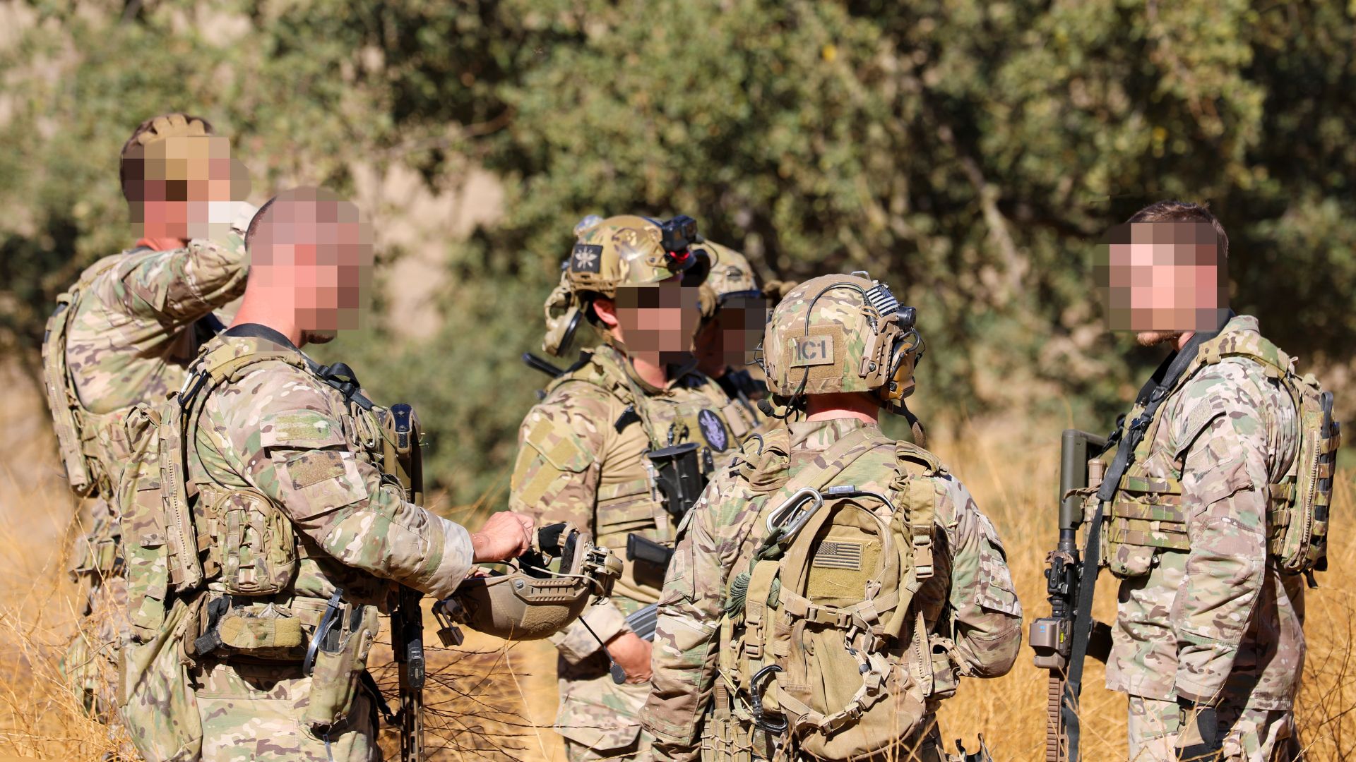 19th Special Forces Group during trench warfare training