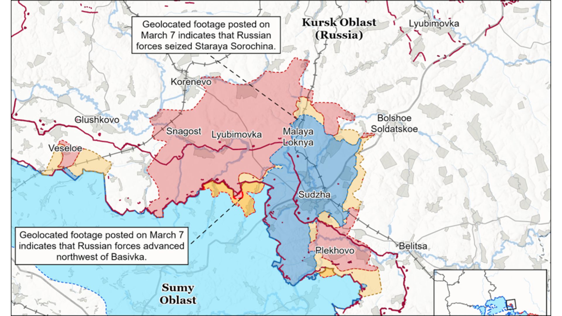 Kursk on March 7, 2025