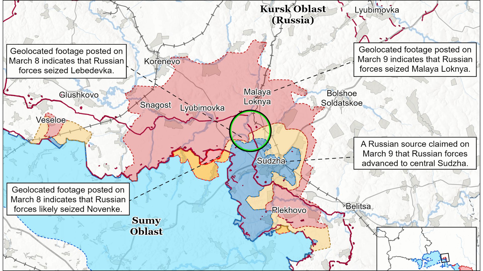 March 9, 2025 Kursk Offensive